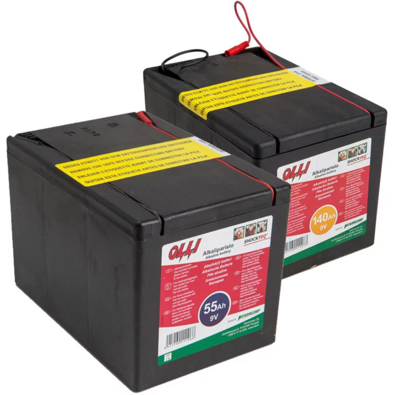 Vzduchová alkalická batéria OLLI 9 V, 55 a 140Ah